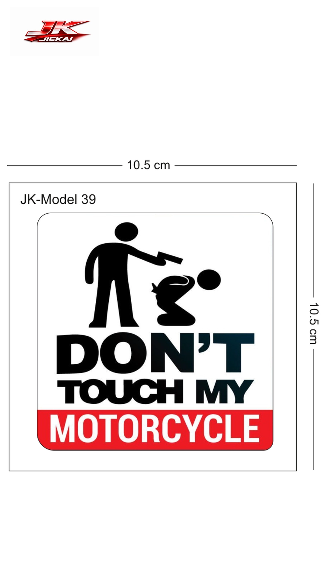 JK JİEKAİ MOTOSİKLET KASK AKSESUARI STİCKER MODEL 39
