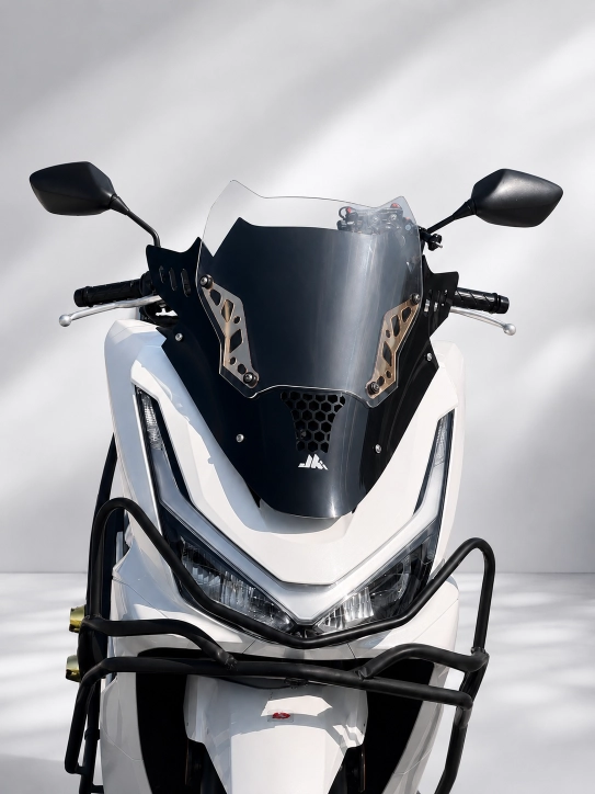 JK JİEKAİ Honda PCX 2025-2026 *T*-Sport Ön Cam - PETEKLİ MODEL (GOLD)
