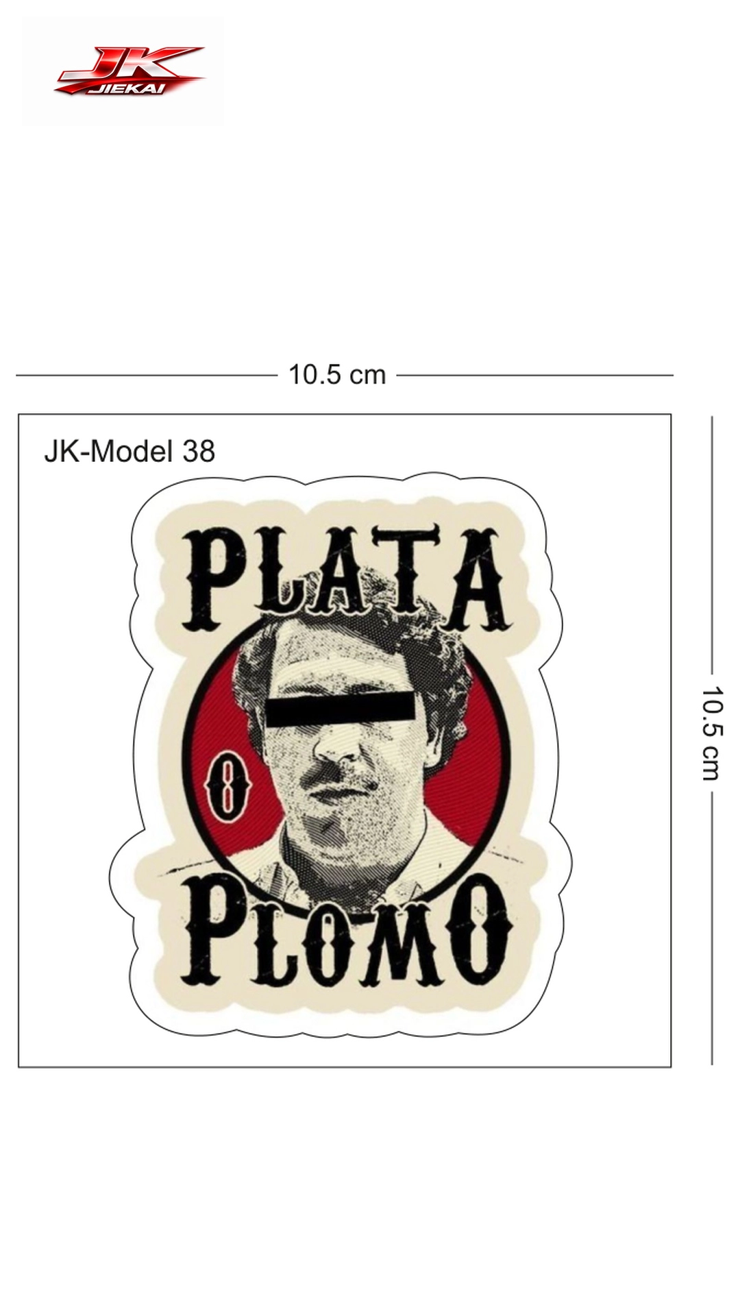 JK JİEKAİ MOTOSİKLET KASK AKSESUARI STİCKER MODEL 38