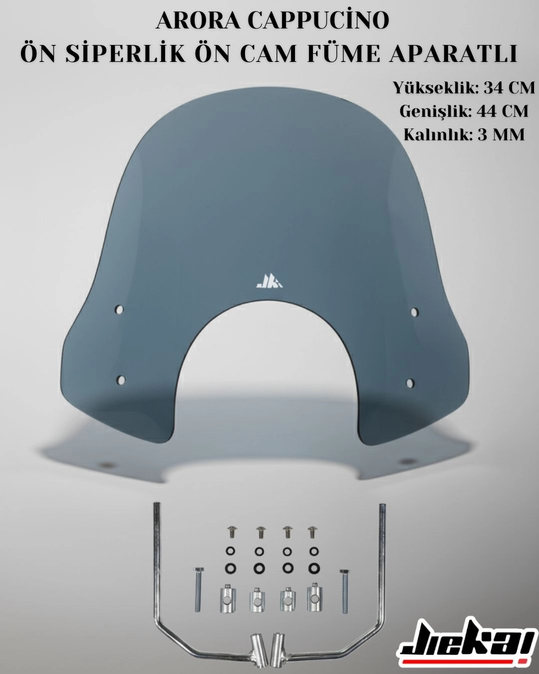 ARORA CAPPUCİNO SİYAH ÖN SİPERLİK ÖN CAM ALTTAN APARATLI