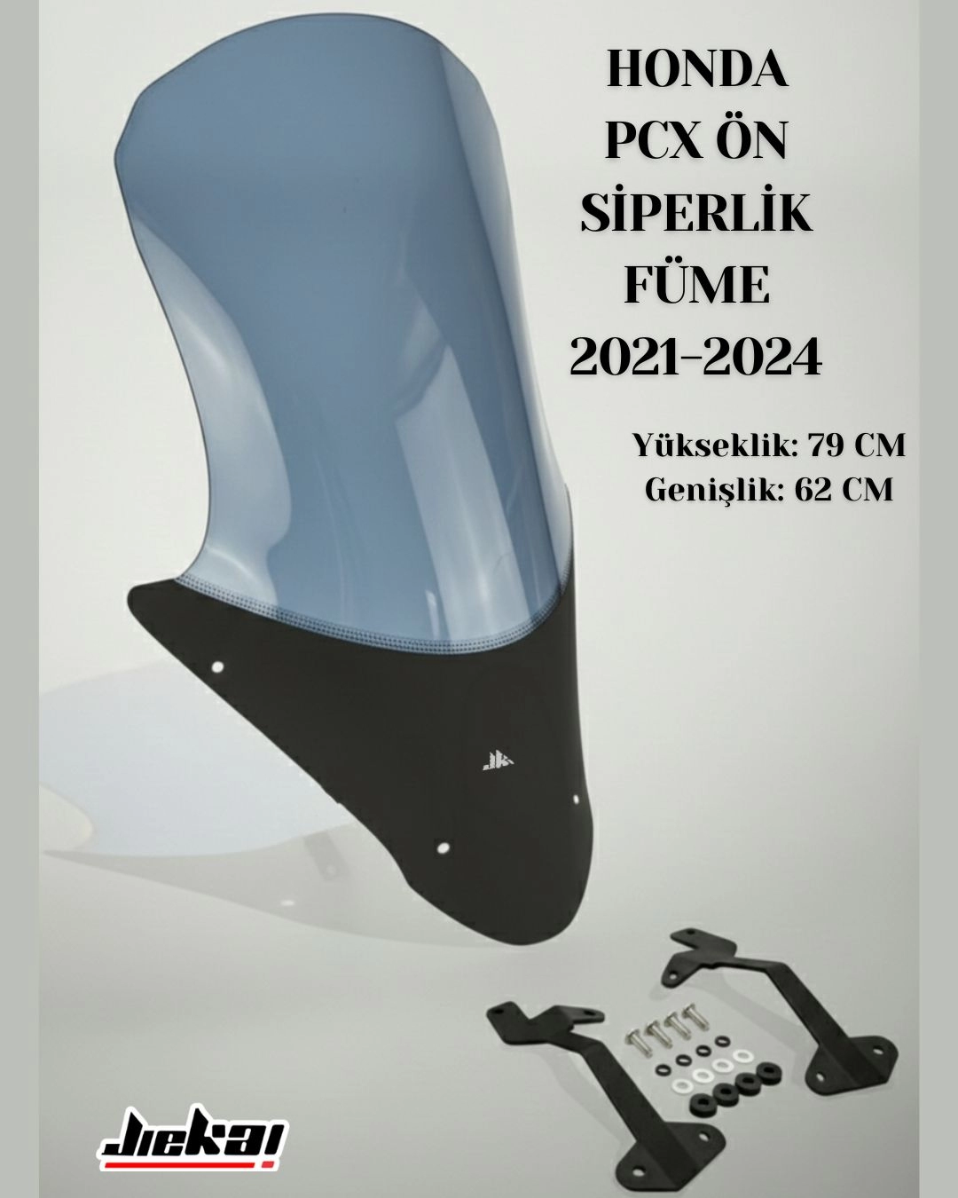 PCX ÖN SİPERLİK ÖN CAM FÜME 2021-2024 79 CM- RHPCX02