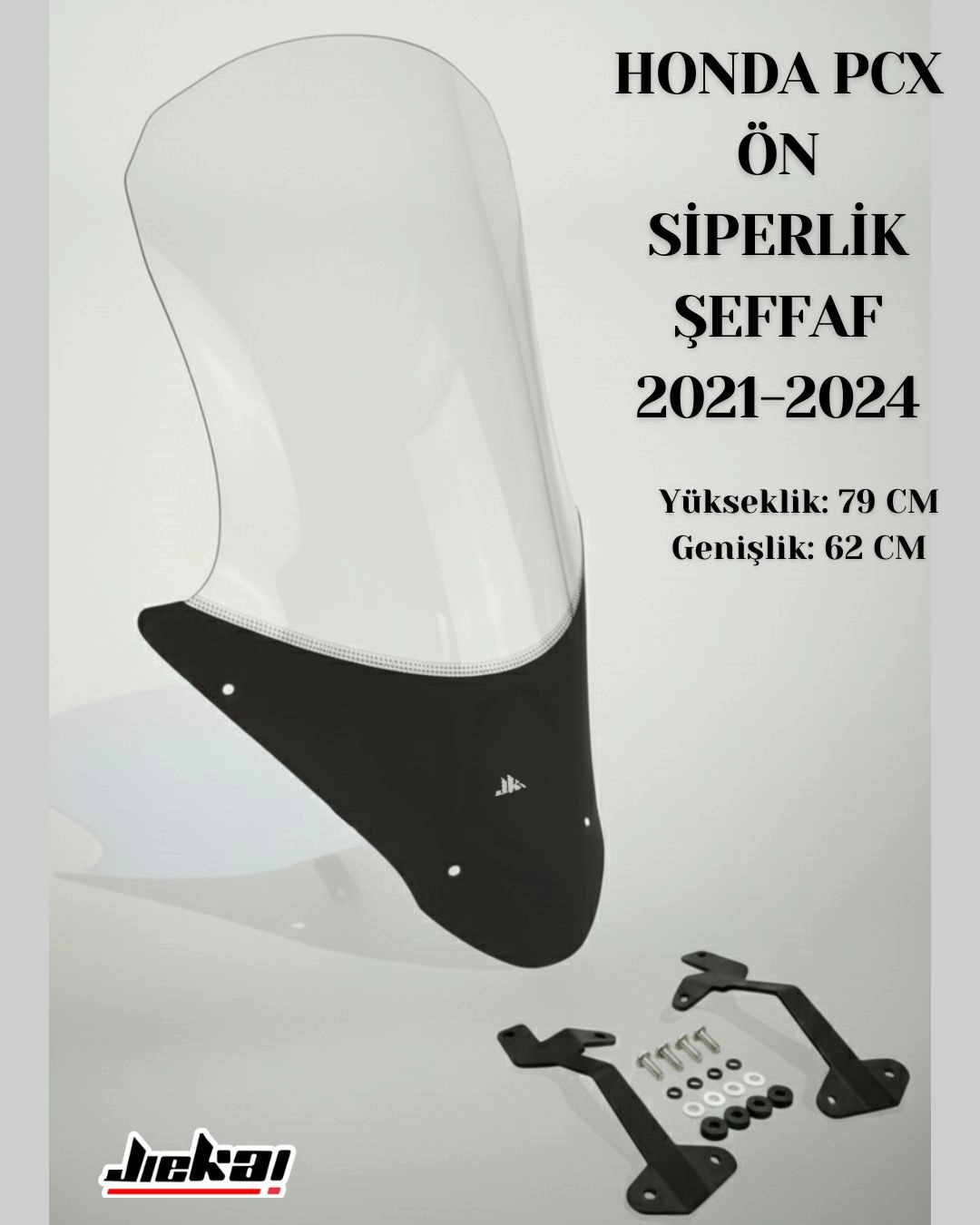 PCX ÖN SİPERLİK ÖN CAM ŞEFFAF 2021-2024-RHPCX02