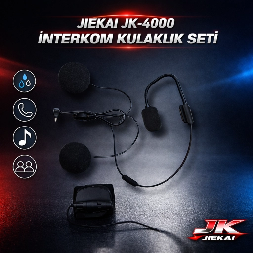 YEDEKPARÇA JK-4000 - 6000 k uyumlu  İnterkom Kulaklık SET