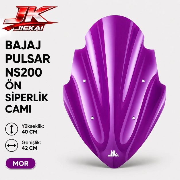 RELLAX BAJAJ PULSAR NS200 ÖN SİPERLİK MOR RENK