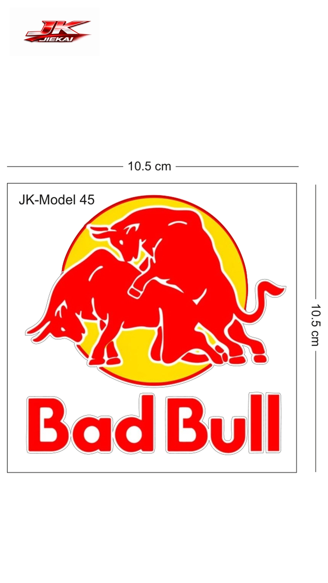 JK JİEKAİ MOTOSİKLET KASK AKSESUARI STİCKER MODEL 45