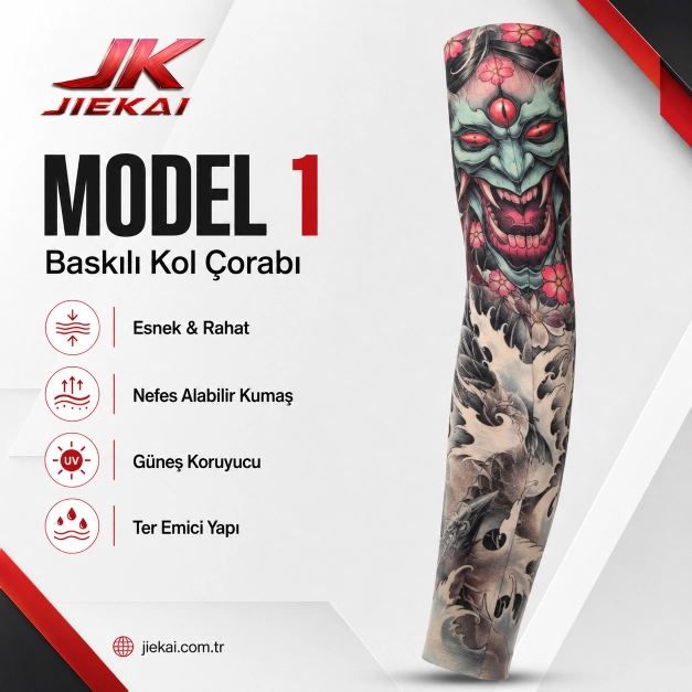 JİEKAİ MOTORCU KOL ÇORABI MODEL -1